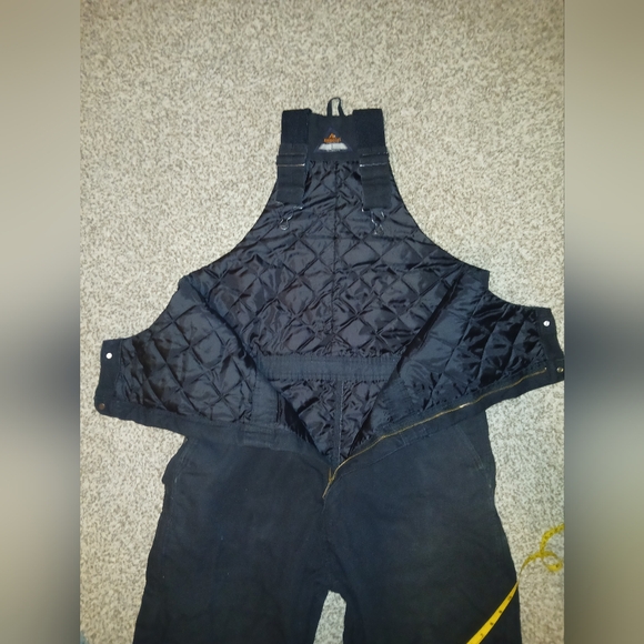 Ridgecut Men's Heavy-Duty Rigid Duck Insulated Bib Overalls.. - Picture 13 of 16